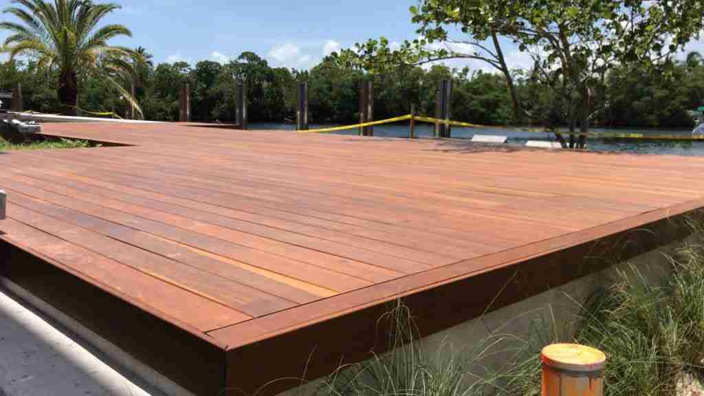 Ipe Deck Overlooking Water