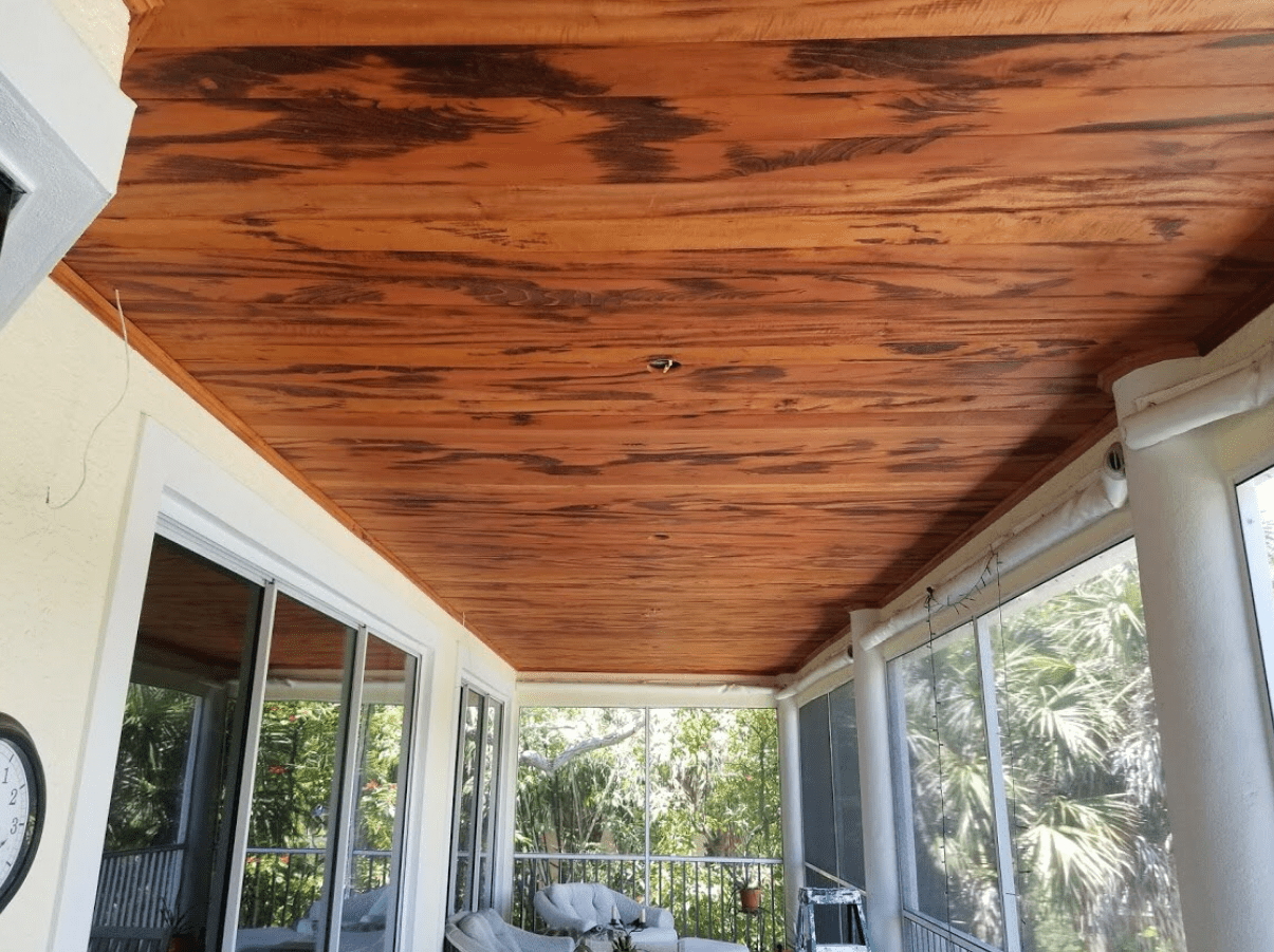 Tigerwood Ceiling
