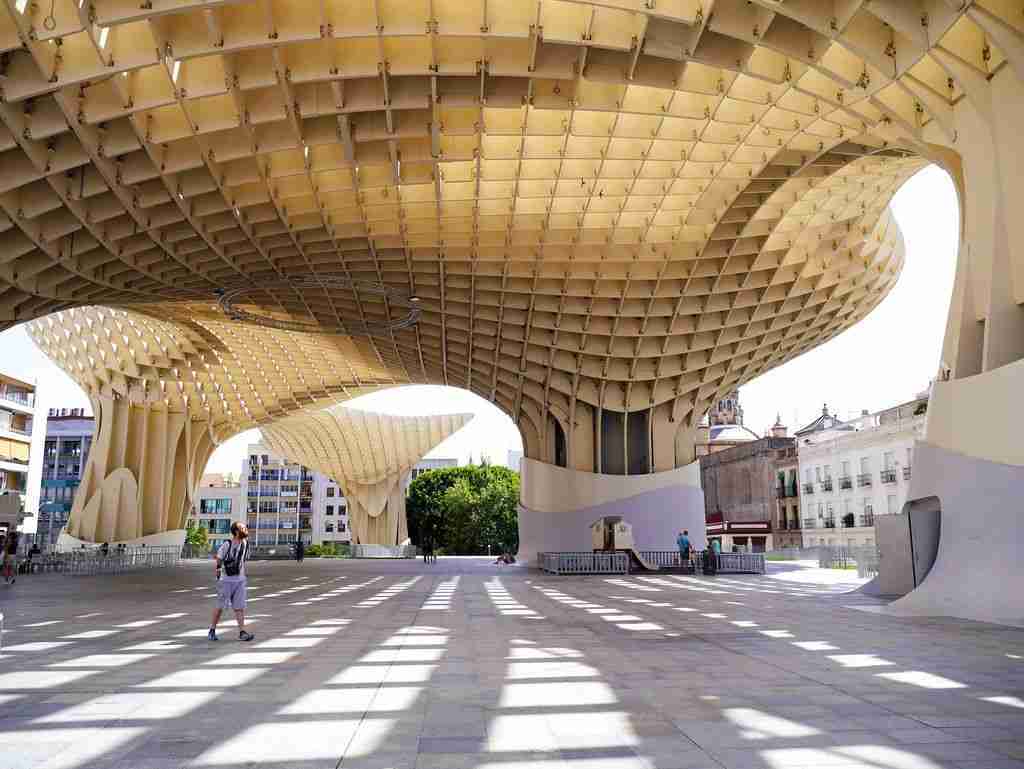 The Metropol Parasol of wood