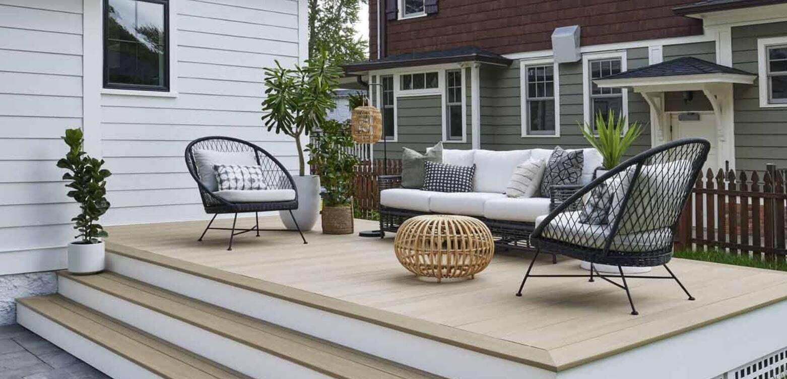 PVC decking materials