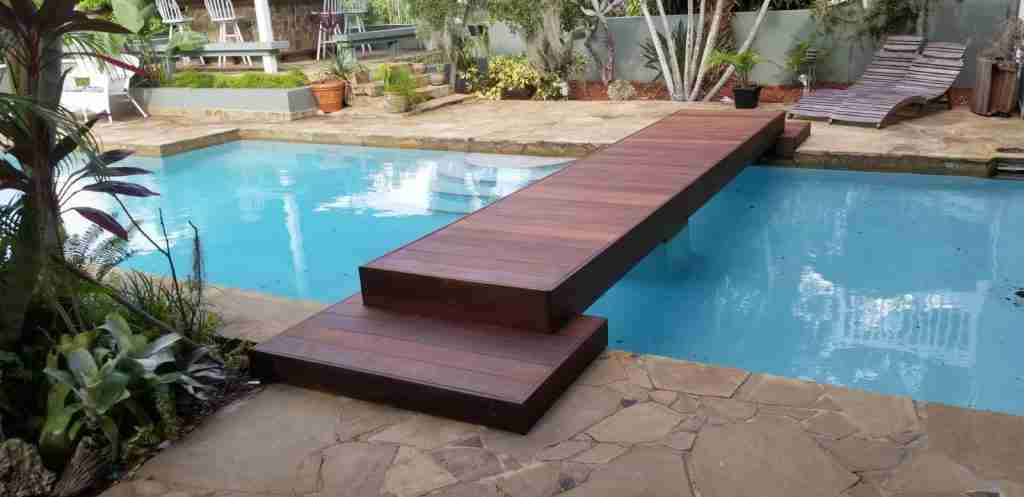 Ipe pool decking