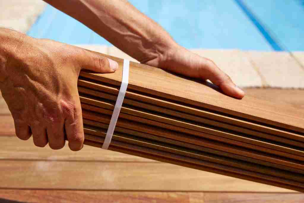 Ipe lumber decking instalation