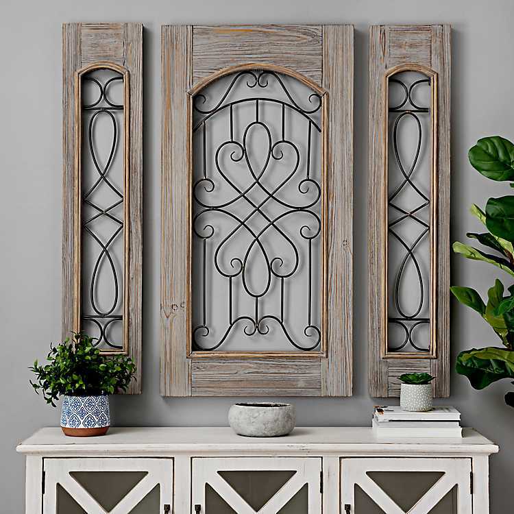 Wood and Metal Wall Panel