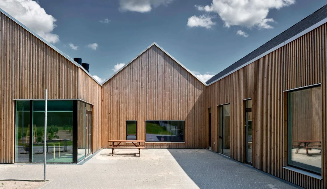 Lunawood thermally modified wood cladding Lunawood thermally modified wood cladding