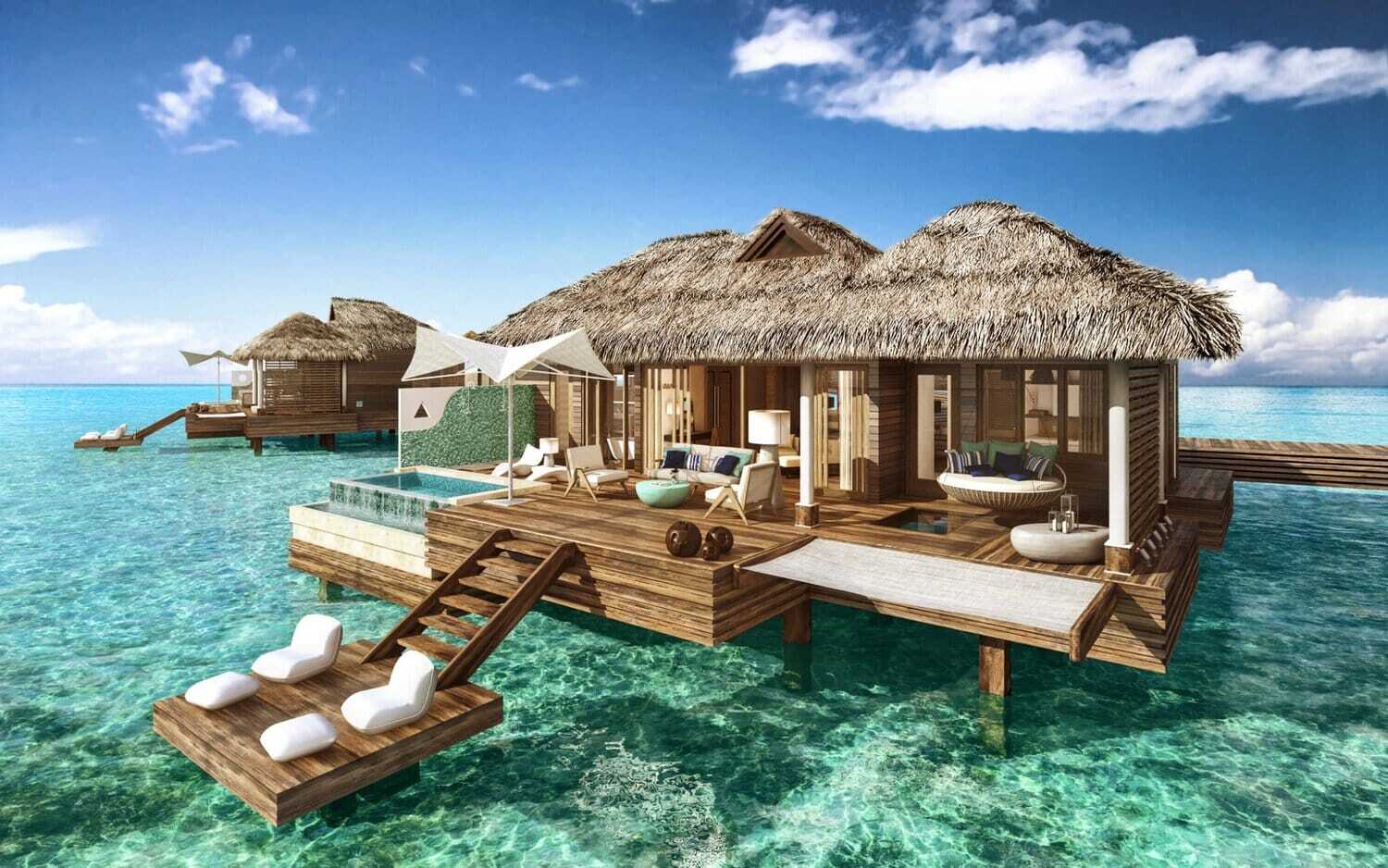 Sandals Resort Ipe hardwood Ipe Wood in Sandals Resort