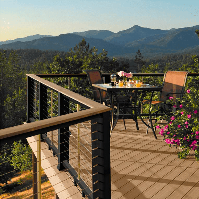 Composite Timbertech Rooftop Deck