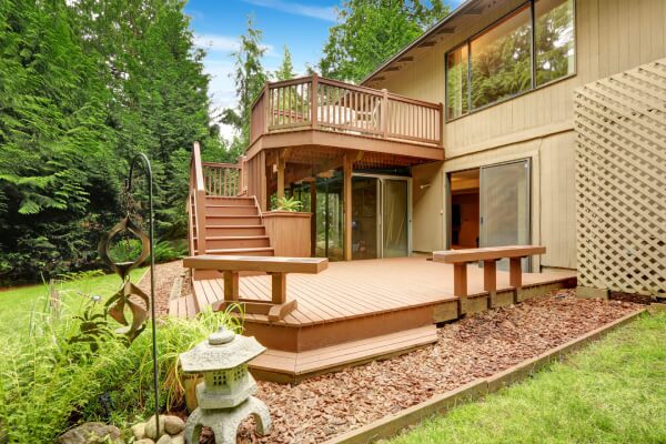 Balcony Deck with Staircase
